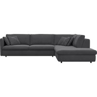 FLEXLUX Ecksofa "Lovane, elegant und zeitlos, bequem, L-Form" Weich & anschmiegsam, große Sitztiefe auf Kaltschaum, Dekokissen inkl. von Flexlux