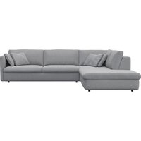 FLEXLUX Ecksofa "Lovane, elegant und zeitlos, bequem, L-Form" Weich & anschmiegsam, große Sitztiefe auf Kaltschaum, Dekokissen inkl. von Flexlux