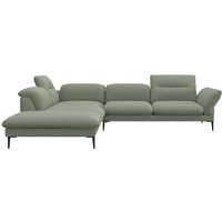 FLEXLUX Ecksofa "Salino, Funktionssofa mit Ottomane, Relaxsofa, Ecksofa", Sofa mit Arm- und Kopfteil-Verstellungen, Kaltschaum & Stahl-Wellen von Flexlux