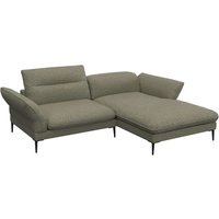 FLEXLUX Ecksofa "Salino, Funktionssofa mit Recamiere, Relaxsofa, Ecksofa" Sofa mit Arm- und Kopfteil-Verstellungen, Kaltschaum & Stahl-Wellen von Flexlux