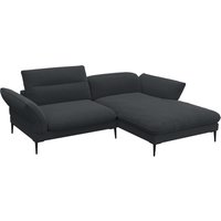 FLEXLUX Ecksofa "Salino, Funktionssofa mit Recamiere, Relaxsofa, Ecksofa", Sofa mit Arm- und Kopfteil-Verstellungen, Kaltschaum & Stahl-Wellen von Flexlux