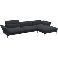 FLEXLUX Ecksofa "Salino, Funktionssofa mit Recamiere, Relaxsofa, Ecksofa", Sofa mit Arm- und Kopfteil-Verstellungen, Kaltschaum & Stahl-Wellen von Flexlux