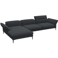 FLEXLUX Ecksofa "Salino, Funktionssofa mit Recamiere, Relaxsofa, Ecksofa", Sofa mit Arm- und Kopfteil-Verstellungen, Kaltschaum & Stahl-Wellen von Flexlux