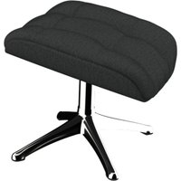FLEXLUX Fußhocker "Chester, Beinauflage, Entspannung, Hoher Komfort, Ergonomisch", Scandi Design, Robuster AluFuß, Pflegeleicht, Stoff oder Echtleder von Flexlux