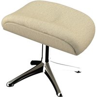 FLEXLUX Fußhocker "Elegant Beinstütze, Entspannung, Skandinavisch, Ultimativer Komfort", Organische Formen, Robuster Alu fuß, Weicher Stoff oder Echtleder von Flexlux
