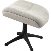 FLEXLUX Fußhocker "Haze Beinstütze, skandinavisches Design, hervorragender Komfort" für Beinauflage zur besseren Entspannung, robuster schwarzer Fuß von Flexlux