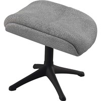 FLEXLUX Fußhocker "Haze Beinstütze, skandinavisches Design, hervorragender Komfort" für Beinauflage zur besseren Entspannung, robuster schwarzer Fuß von Flexlux