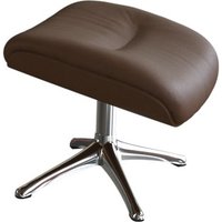 FLEXLUX Fußhocker "Fußhocker More, Beinstütze für Entspannung, Ergonomisch, Komfort", Scandi-stil, Robuster Alu Fuß, Pflegeleicht, Stoff oder Echtleder von Flexlux