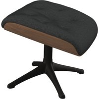 FLEXLUX Fußhocker "Volden Beinstütze, pflegeleicht, skandinavisches Design, hoher Komfort" für Beinauflage zur besseren Entspannung, schwarzer Fuß, Holzrahmen von Flexlux