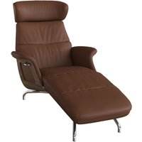 FLEXLUX Loungesessel "Clement Chaislongue, Relaxstuhl, Liegesessel,", Rücken- & Kopfteilverstellung, Armlehne, Walnuss, Fuß Alu FLEXLUX Loungesessel "Clement Chaislongue, Relaxstuhl, Liegesessel,", Rücken- & Kopfteilverstellung, Armlehne, Walnuss, Fuß Alu von Flexlux