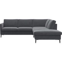 FLEXLUX Ecksofa "Fiore, L-Form", schmale Armlehnen, Füße Alu/schwarz, B/T 234/225cm, Kaltschaum im Sitz FLEXLUX Ecksofa "Fiore, L-Form", schmale Armlehnen, Füße Alu/schwarz, B/T 234/225cm, Kaltschaum im Sitz von Flexlux