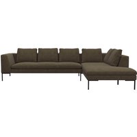 FLEXLUX Ecksofa "Loano", modernes Sofa, frei im Raum stellbar, lose Kissen, Kaltschaum im Sitz von Flexlux