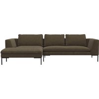 FLEXLUX Ecksofa "Loano", modernes Sofa, frei im Raum stellbar, lose Kissen, Kaltschaum im Sitz von Flexlux