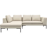 FLEXLUX Ecksofa "Loano", modernes Sofa, frei im Raum stellbar, lose Kissen, Kaltschaum im Sitz von Flexlux