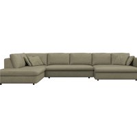 FLEXLUX Wohnlandschaft "Lovane, U-Form, bequem und komfortabel" Weich & anschmiegsam, große Sitztiefe auf Kaltschaum, Dekokissen inkl. FLEXLUX Wohnlandschaft "Lovane, U-Form, bequem und komfortabel" Weich & anschmiegsam, große Sitztiefe auf Kaltschaum, Dekokissen inkl. von Flexlux