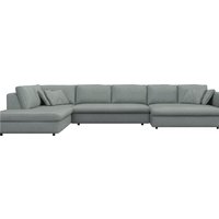 FLEXLUX Wohnlandschaft "Lovane, U-Form, bequem und komfortabel", Weich & anschmiegsam, große Sitztiefe auf Kaltschaum, Dekokissen inkl. FLEXLUX Wohnlandschaft "Lovane, U-Form, bequem und komfortabel", Weich & anschmiegsam, große Sitztiefe auf Kaltschaum, Dekokissen inkl. von Flexlux