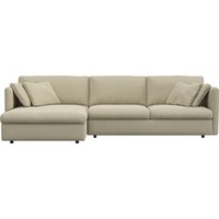 FLEXLUX Ecksofa "Lovane" Weich & anschmiegsam, große Sitztiefe auf Kaltschaum, Dekokissen inkl. von Flexlux