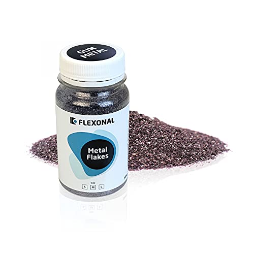 Metal Flakes Gunmetal Größe M (Medium) von Flexonal