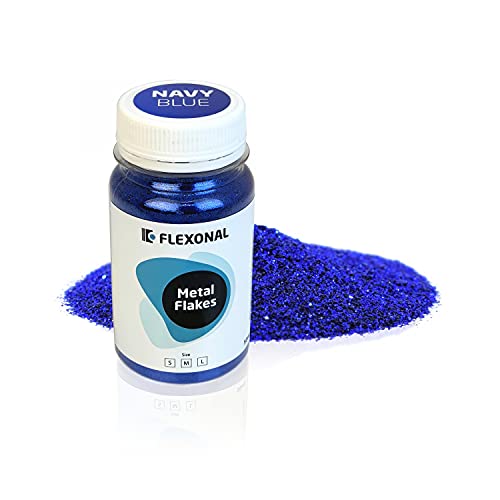 Metal Flakes Navy Blue Größe L (Large) von Flexonal