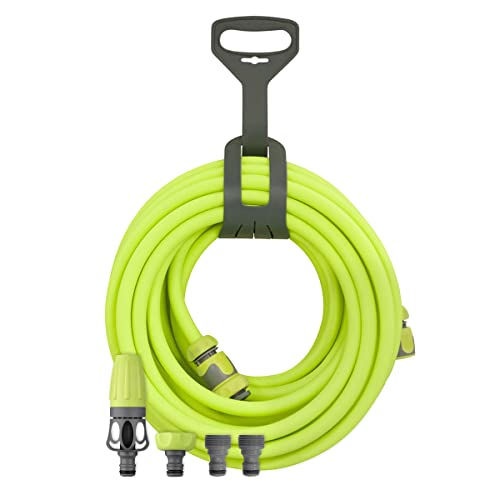 Flexzilla Garten-Schlauch-Set mit Quick Connect Befestigung, 1/2 in. x 50 ft., strapazierfähig, leicht, Trinkwasser Sicher – hfzg12050qn von Flexzilla