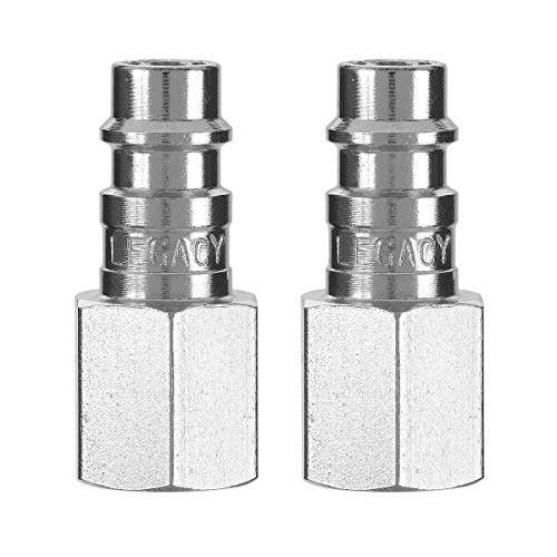 Flexzilla Pro High Flow Anschlussstück, 1/4-Zoll-Körper, 1/4-IG-NPT, 2er-Pack, A53430FZ-2PK von Flexzilla