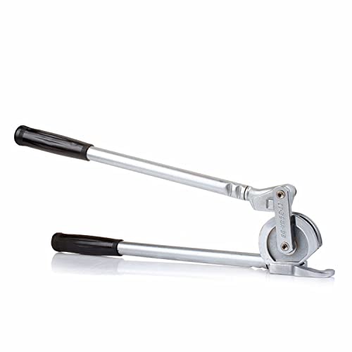 Flexzion Rohrbieger Ø 12mm Handrohrbieger 0-180 Grad Rohrbiegerzange Handbiegemaschine Rohrbiegegerät Rohrbiegewerkzeug mit Rutschfester Griff für 1/2 Zoll Dicke Rohr für Kupfer Messing Aluminium von Flexzion