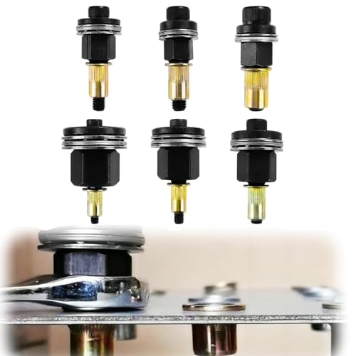 Fleymu Nietmuttern Set 6 Stück – Einziehmuttern für M3-M10 inkl. Dorn Werkzeug | Robust aus Stahl & Alu | Für Auto, Möbel, Elektronik | Einfache Montage mit Hand-Nietmaschine Fleymu Nietmuttern Set 6 Stück – Einziehmuttern für M3-M10 inkl. Dorn Werkzeug | Robust aus Stahl & Alu | Für Auto, Möbel, Elektronik | Einfache Montage mit Hand-Nietmaschine von Fleymu