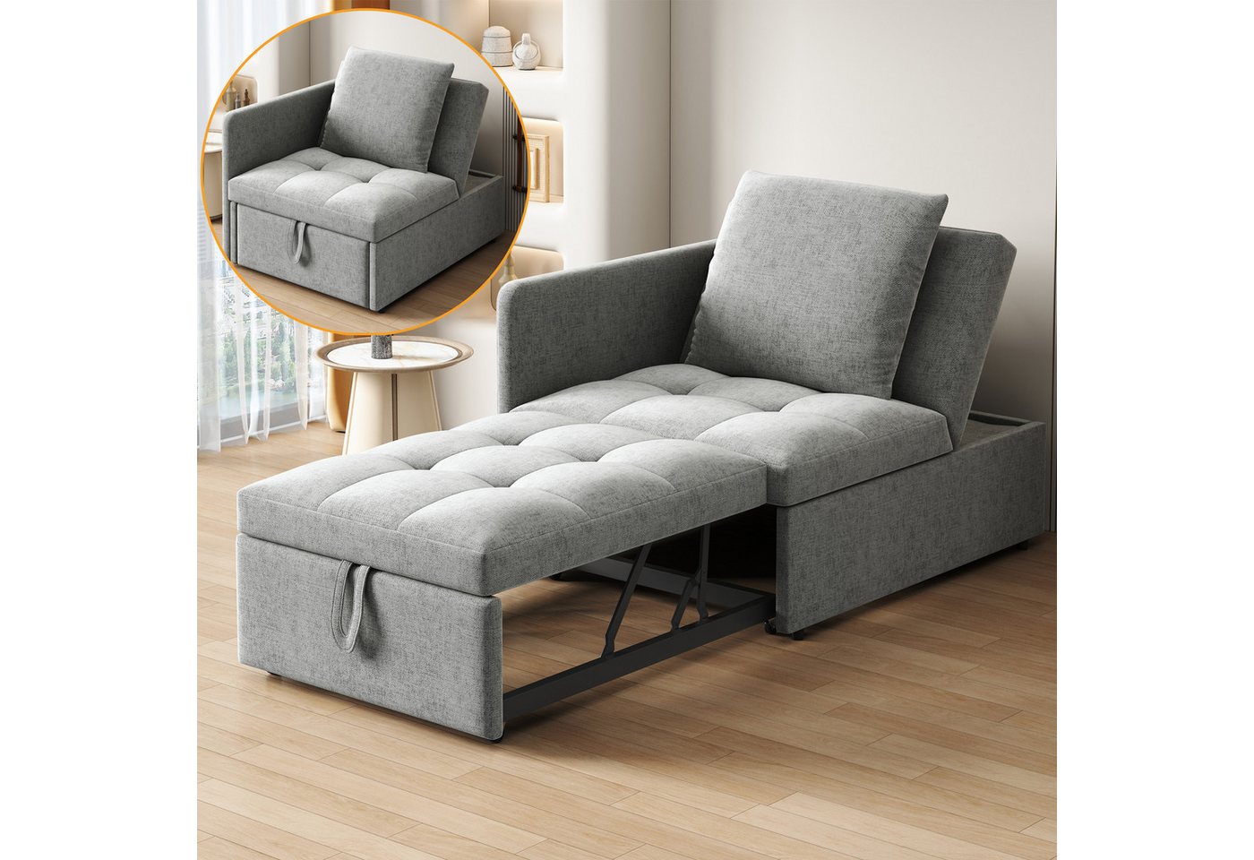 Flieks Daybett, Polsterbett Multifunktion-Schlafsofa mit verstellbarer Rückenlehne Flieks Daybett, Polsterbett Multifunktion-Schlafsofa mit verstellbarer Rückenlehne von Flieks