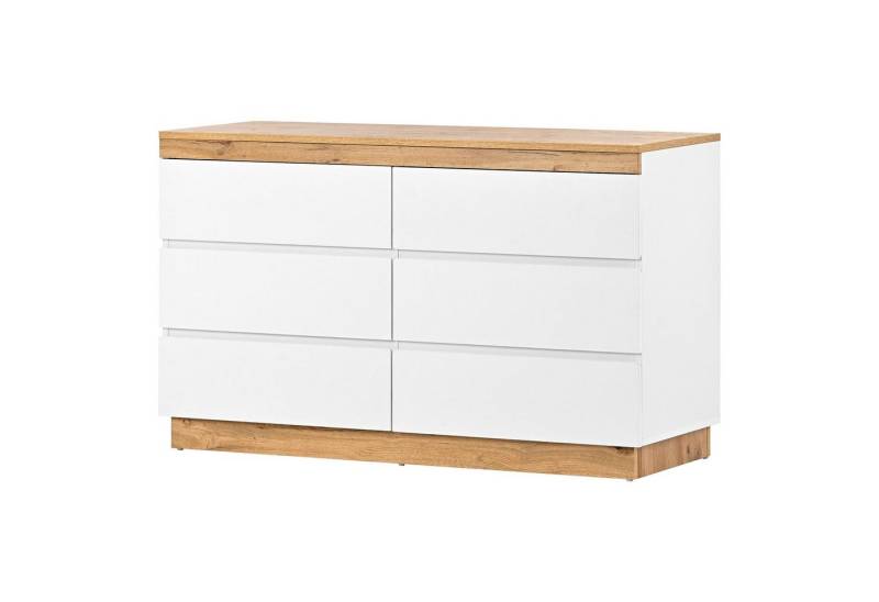 Flieks Kommode, Nachtschrank Sideboard mit 6 Schubladen 110x40x67.5cm Flieks Kommode, Nachtschrank Sideboard mit 6 Schubladen 110x40x67.5cm von Flieks