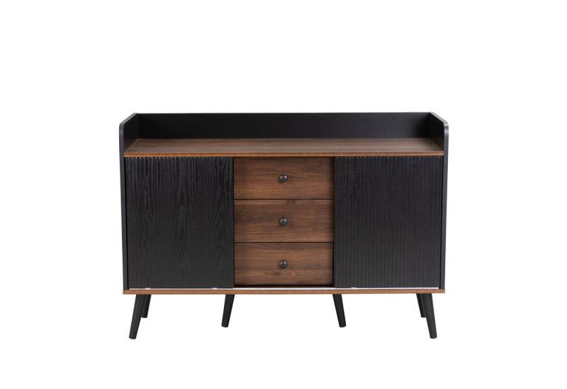 Flieks Sideboard (1 St), Kommode mit 3 Schubladen und 2 Schiebetüren, Anricht, 117.5*39.5*80cm von Flieks