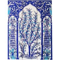 Blau-Weiße Fliesen 45X60 Tiles 18" X 24" Handbemalte Fliesenbild Lebensbaum Mosaikfliesen Dekorfliesen Azulejos Keramikfliesen Blau-Weiße Fliesen 45X60 Tiles 18" X 24" Handbemalte Fliesenbild Lebensbaum Mosaikfliesen Dekorfliesen Azulejos Keramikfliesen von Fliesenbilder