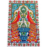 Tauben Fliesenbild 30x45 Handbemalte Fliesen 12"x18" Azulejos Vintage Dekorfliesen Wandfliesen Mosaik Azzulejos Handpainted von Fliesenbilder