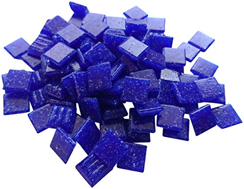 1 Kg Glasmosaik 1x1cm Premium Qualität - ca.1500 Stück Glasmosaiksteine 10x10 Mosaiksteine (Royalblau) von Fliesenhandel Fundus