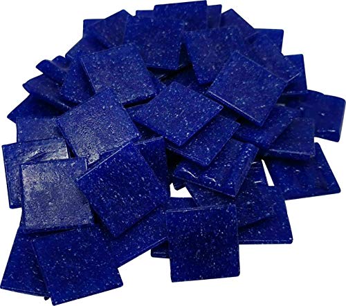 Fliesenhandel Fundus Glasmosaik 200g 20x20 mm Mosaik 2x2 ca.63 STK, Blau von Fliesenhandel Fundus