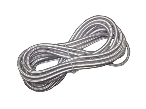 Fline EB0901220-PL Deko-Kabel, 2 x 0,75 mm, 5 m, silberfarben von Fline