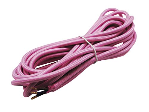 Fline EB0901220-RO Deko-Kabel, 2 x 0,75 mm, 5 m, Rosa von Fline