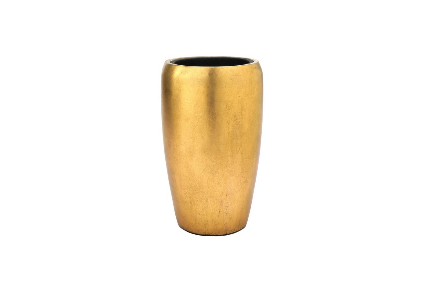 Flingora Bodenvase Gloria, mit Einsatz - Fiberglas - Indoor - Gold - Höhe 51 cm von Flingora