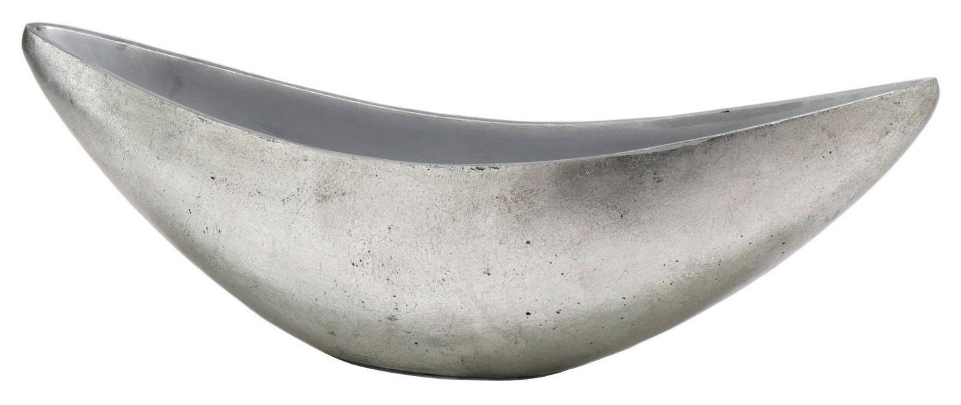 Flingora Jardiniere Ivett, Fiberglas - Indoor - Silber - 60 x 18,5 x 18 cm von Flingora