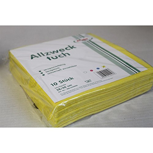 Flinka Allzwecktuch gelb 38 x 40cm gelb 10er Pack von Flinka
