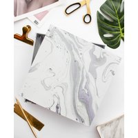 Erinnerungsbox Mit Marmor-Print Aufbewahrung Für Handgemachtes Hochzeitsalbum von FlipchapPortfolio