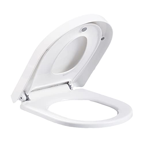 Flipped Warmth D-Förm Toilettensitz, WC-Sitz Mit Absenkautomatik Kleinkindsitz, Klobrille Mit Kindersitz WC-Sitz D Form Passt Sowohl Für Erwachsene Als Auch Für Kinder,D Shape von Flipped Warmth