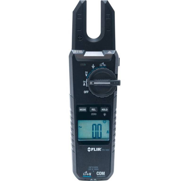 Flir Spannungsprüfer FLIR VT8-1000 Stromzange digital CAT IV 600 V, CAT III 1000 V Anzeig, (VT8-1000) von Flir