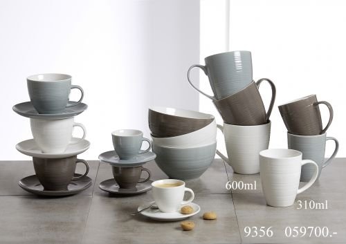 Flirt By R&B Frühstücks-Serie Suomi Größe Cappuccino-Set 2 tlg. Suomi taupe von Flirt by Ritzenhoff und Breker