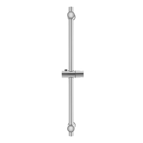 Duschkopfhalterung | Duschbrause Halterung | Premium Duschhalter | Modernes Design | ABS-Sicherung gegen Verrutschen | Einfache Wandmontage | Ideal für kleine Bäder (Edelstahl, 26 Zoll) von Fliuyr