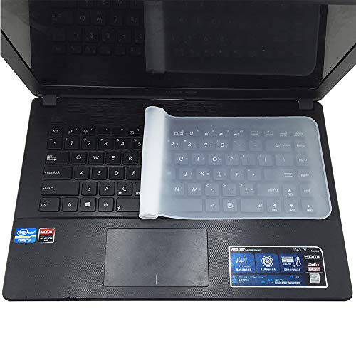 Fliyeong 1 Stück Laptop-Tastatur-Abdeckung Soft-Touch-Silikon-Schutzfolie für 14 'Laptop kostengünstig und langlebig von Fliyeong