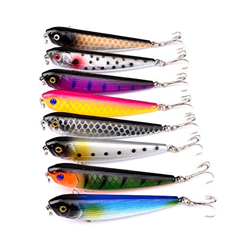 Fliyeong Angelköder, 9 cm, Kunstmalerei harter Angelköder VIB Crankbait Angelzubehör, beste Wahl von Fliyeong