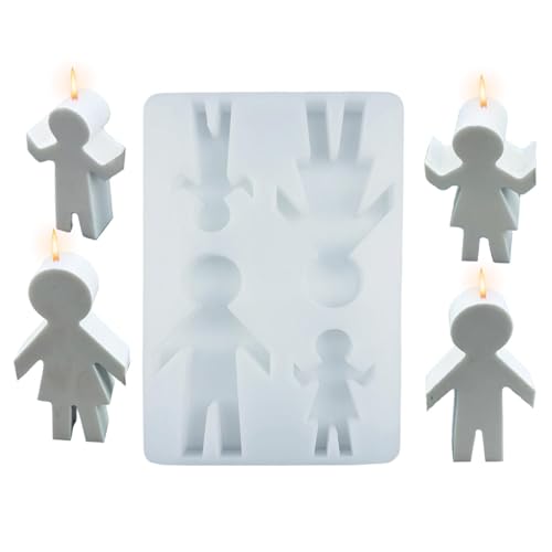 Flkiglm Familie Silikonform Gießformen Silikonform Kerzenform 4 Figuren Gussform Epoxidharz Familie 4-Figuren Gipsformen Silikon Kerzenform Flkiglm Familie Silikonform Gießformen Silikonform Kerzenform 4 Figuren Gussform Epoxidharz Familie 4-Figuren Gipsformen Silikon Kerzenform von Flkiglm