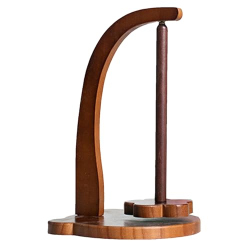 Flkiglm Garnknäuelhalter zum Stricken,Garnhalter zum Stricken | Rotierender Garnkugelständer aus Holz,Platzsparender Garnspinner mit 320 g Traglast, Leichter Garn-Organizer Häkeln von Flkiglm