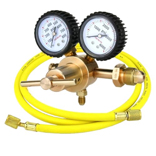 Stickstoffregler HVAC, Verlängerter Stickstoffregler, Dichte Zubehörteile Für Heimwerker HVAC Labor Schweißgarage Werkstatt von Flkiglm