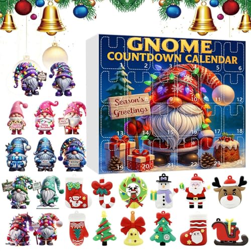 Weihnachts Countdown | 24 Tage Adventskalender Mit Figuren | Figurendeko Für Kinder Jugendliche Familien | Tägliche Aktivität Zuhause Fest Party Schule Klassenzimmer von Flkiglm